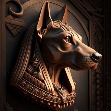 3D model Pharaoh s dog (STL)